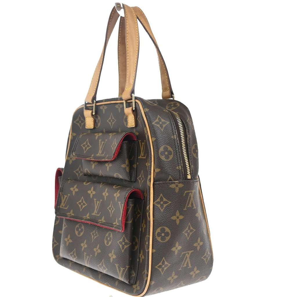 Louis Vuitton Excentri-Cite Handbag Brown Canvas Good condition - Inside View