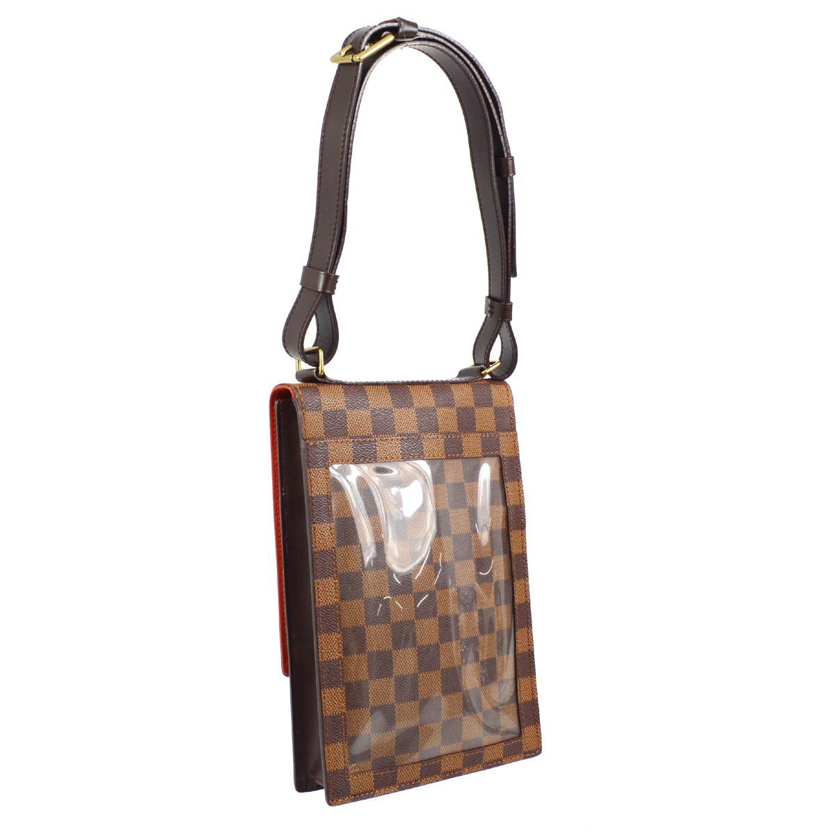 Louis Vuitton Portobello Messenger Brown Canvas Good condition - Back View
