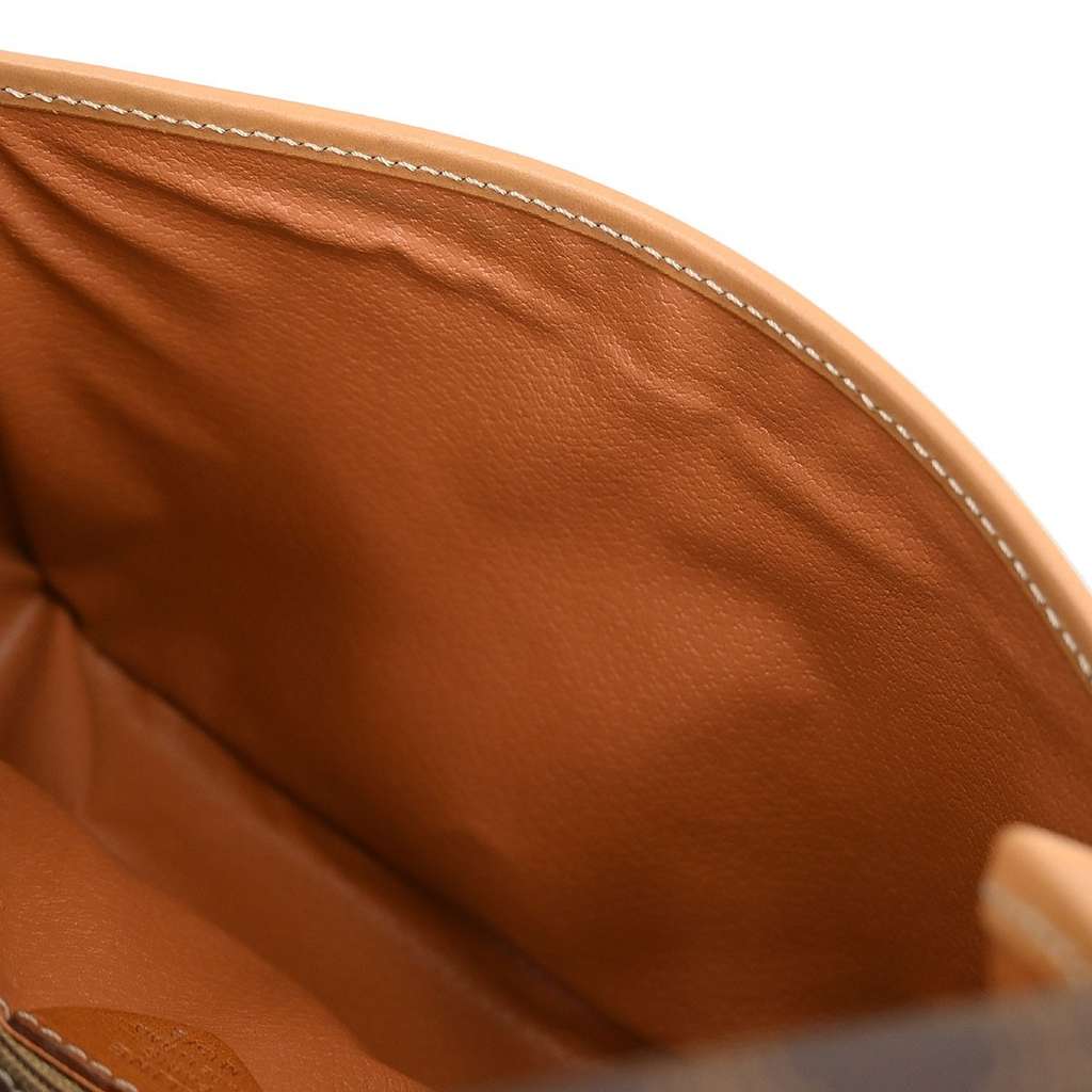 Celine Vintage Macadam Shoulder Bag Brown Canvas Good condition - Inside View