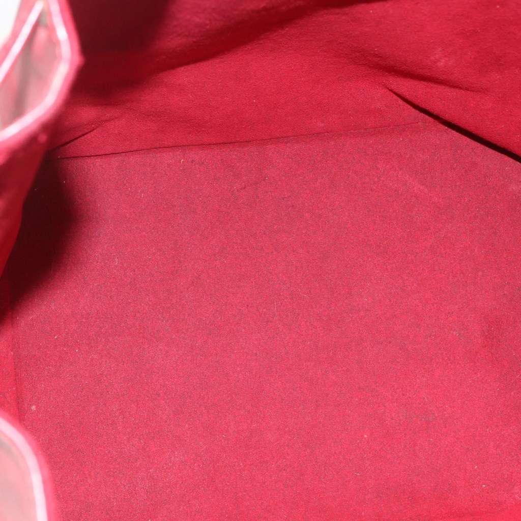 Louis Vuitton Petit Noe Handbag Red Leather Fair condition - Box View