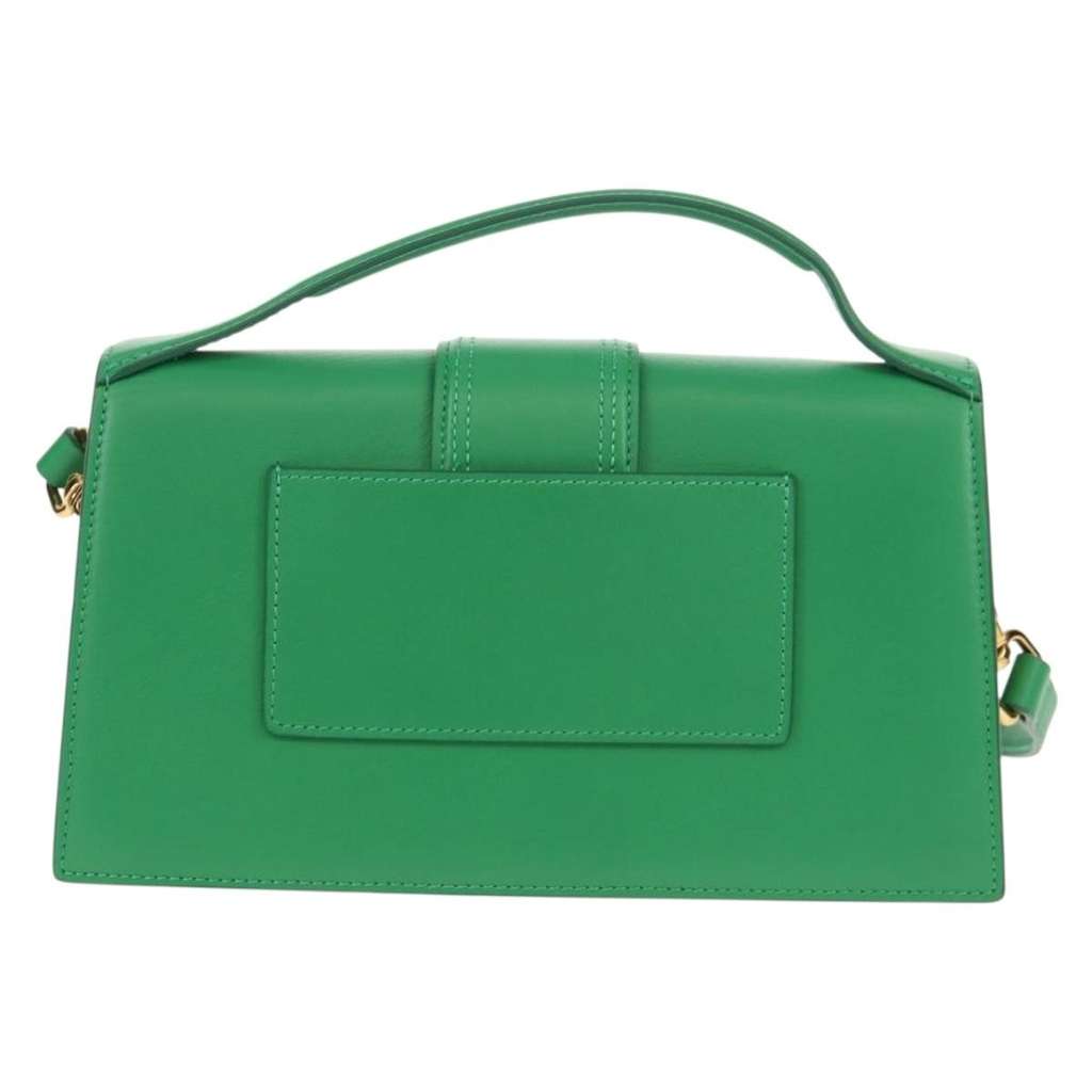 Jacquemus Le Bambino Flap Shoulder Bag Green Leather Good condition - Back View