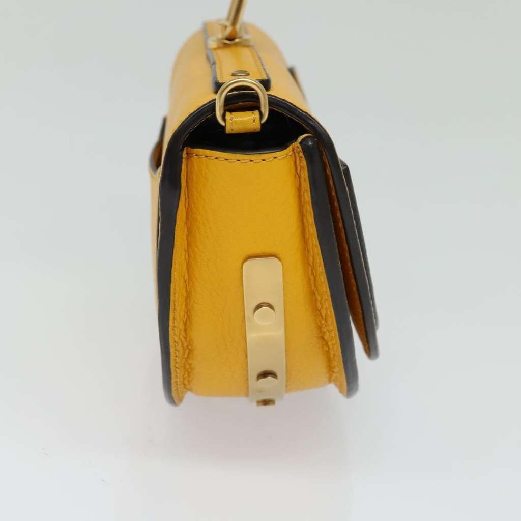 Chloe Nile Minaudière Yellow Leather Good condition - Inside View
