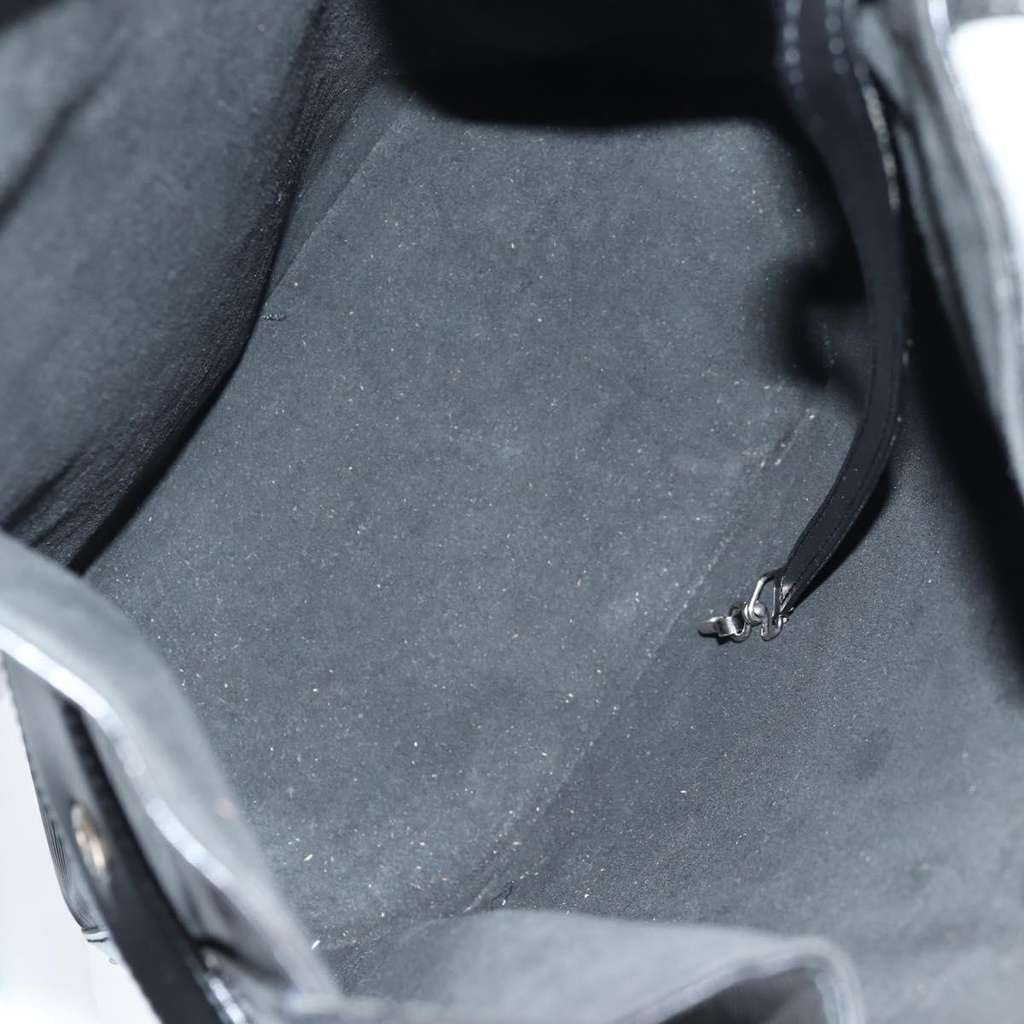 Louis Vuitton Vintage Sac d'Epaule Handbag Black Leather Good condition - Box View