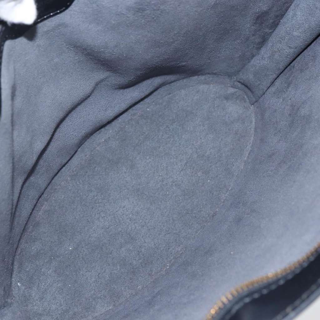 Louis Vuitton Saint Jacques Handbag Black Leather Good condition - Box View