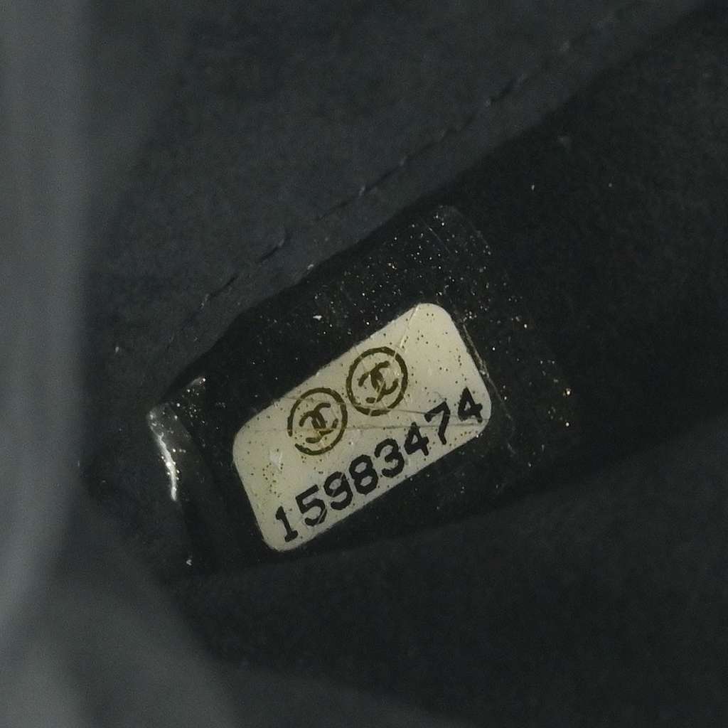 Chanel Chain Phone Holder Crossbody Bag Black Leather Good condition - Box View