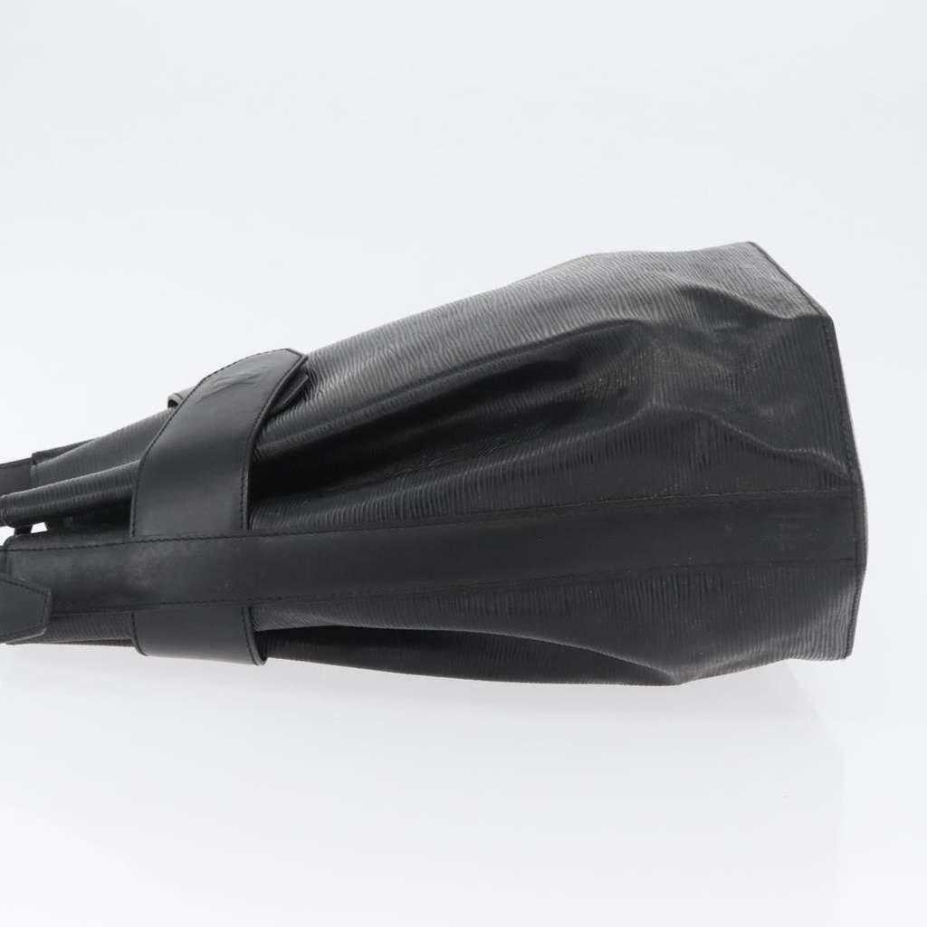 Louis Vuitton Vintage Sac d'Epaule Handbag Black Leather Fair condition - Model View