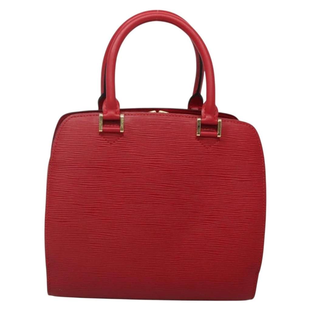 Louis Vuitton Pont Neuf Handbag Red Leather Good condition - Back View