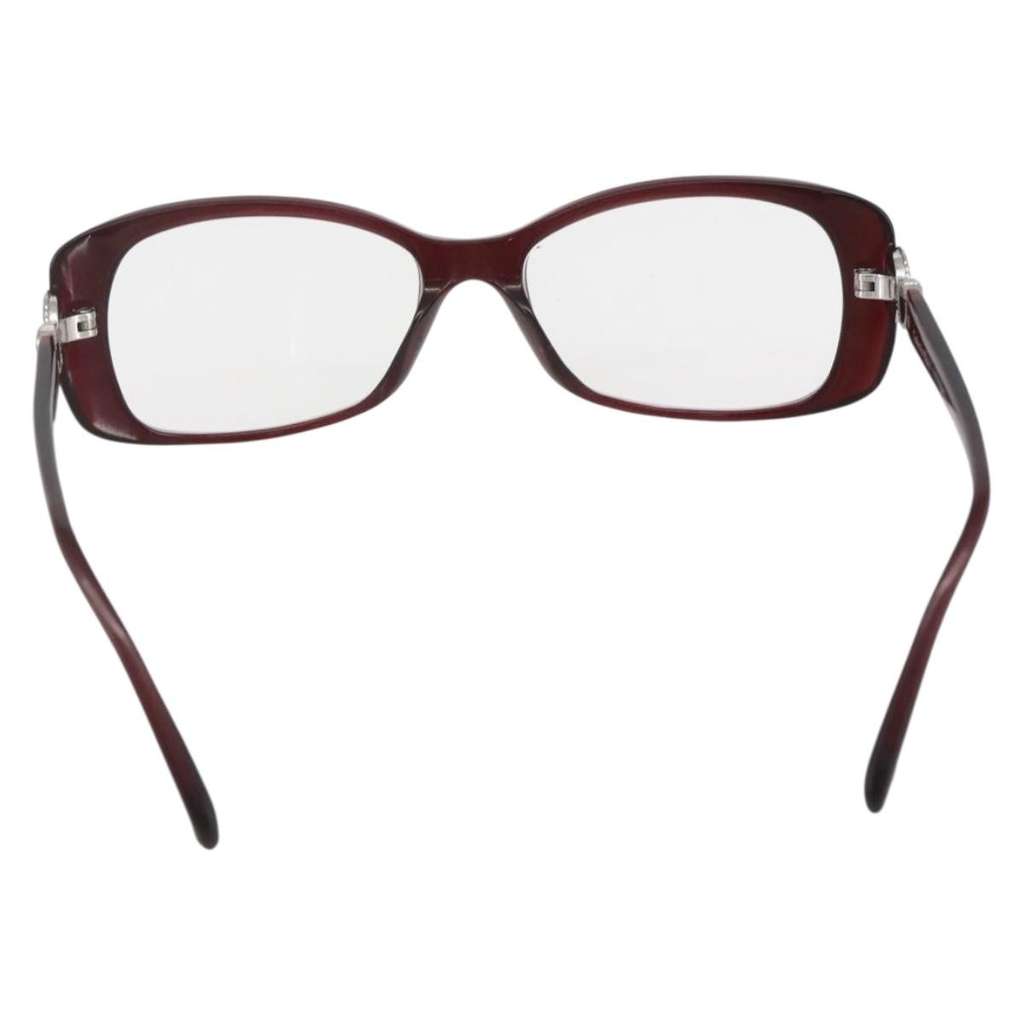 Chanel Logo CC Sunglasses Red Plastic Good condition - Back View