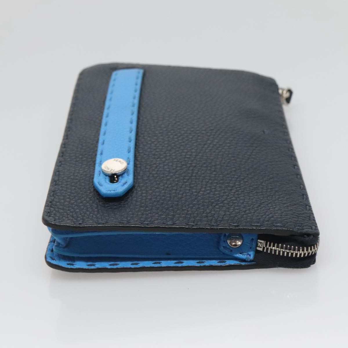 Fendi Selleria Zip Pouch Black Leather Good condition - Inside View