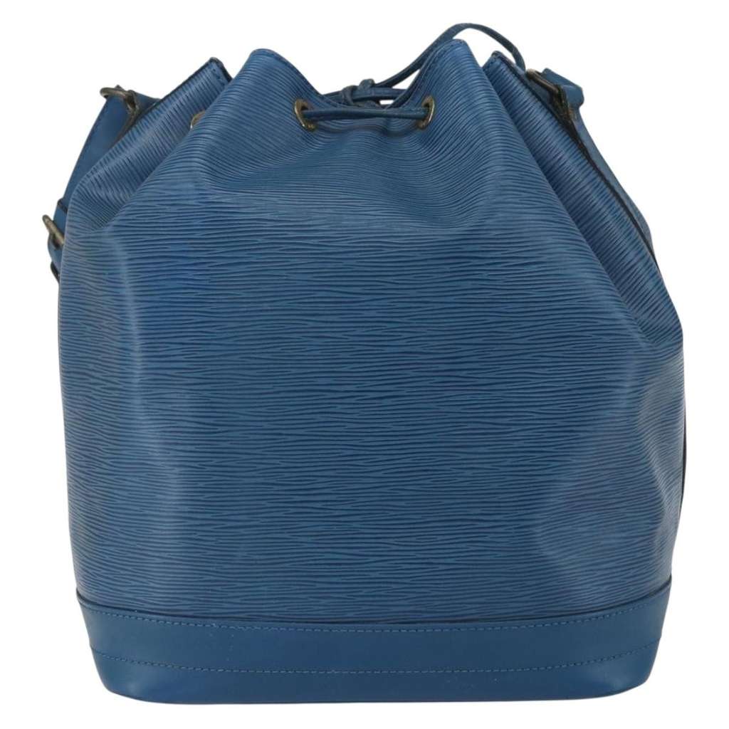 Louis Vuitton Noe Handbag Blue Leather Fair condition - Back View