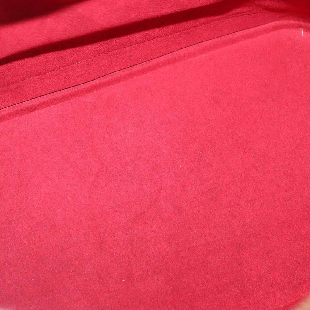 Louis Vuitton Alma Handbag Red Leather Good condition - Box View