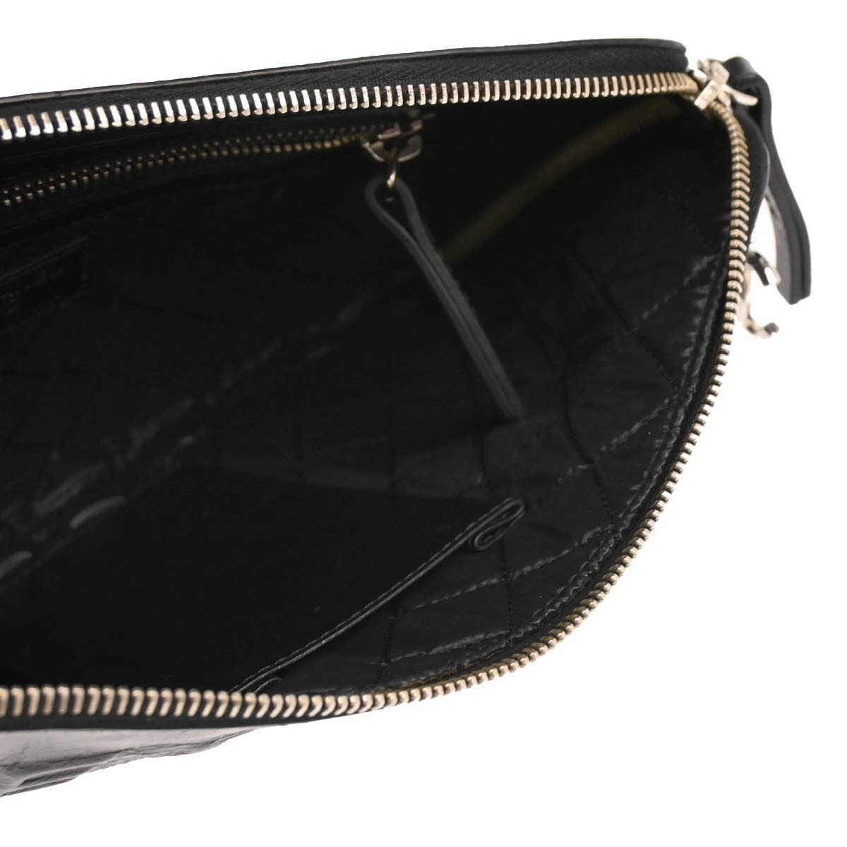 Chanel Je ne suis pas en solde Black Leather Good condition - Model View