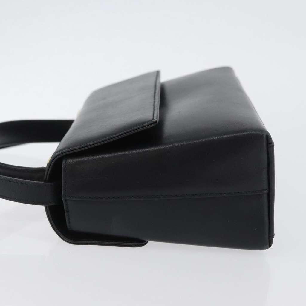 Salvatore Ferragamo Vintage Handbag Black Leather Good condition - Model View