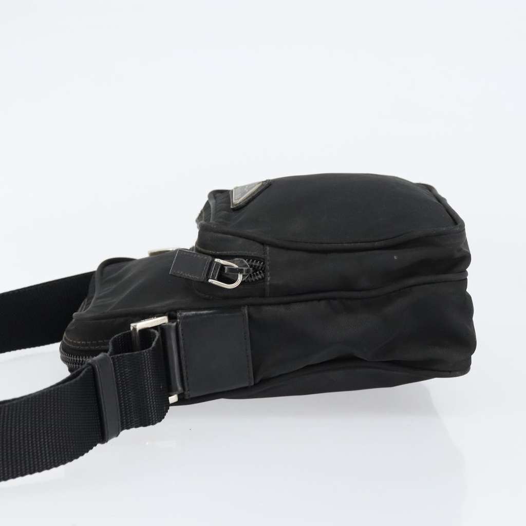 Prada Front Pocket Messenger Bag Black Good condition - Model View