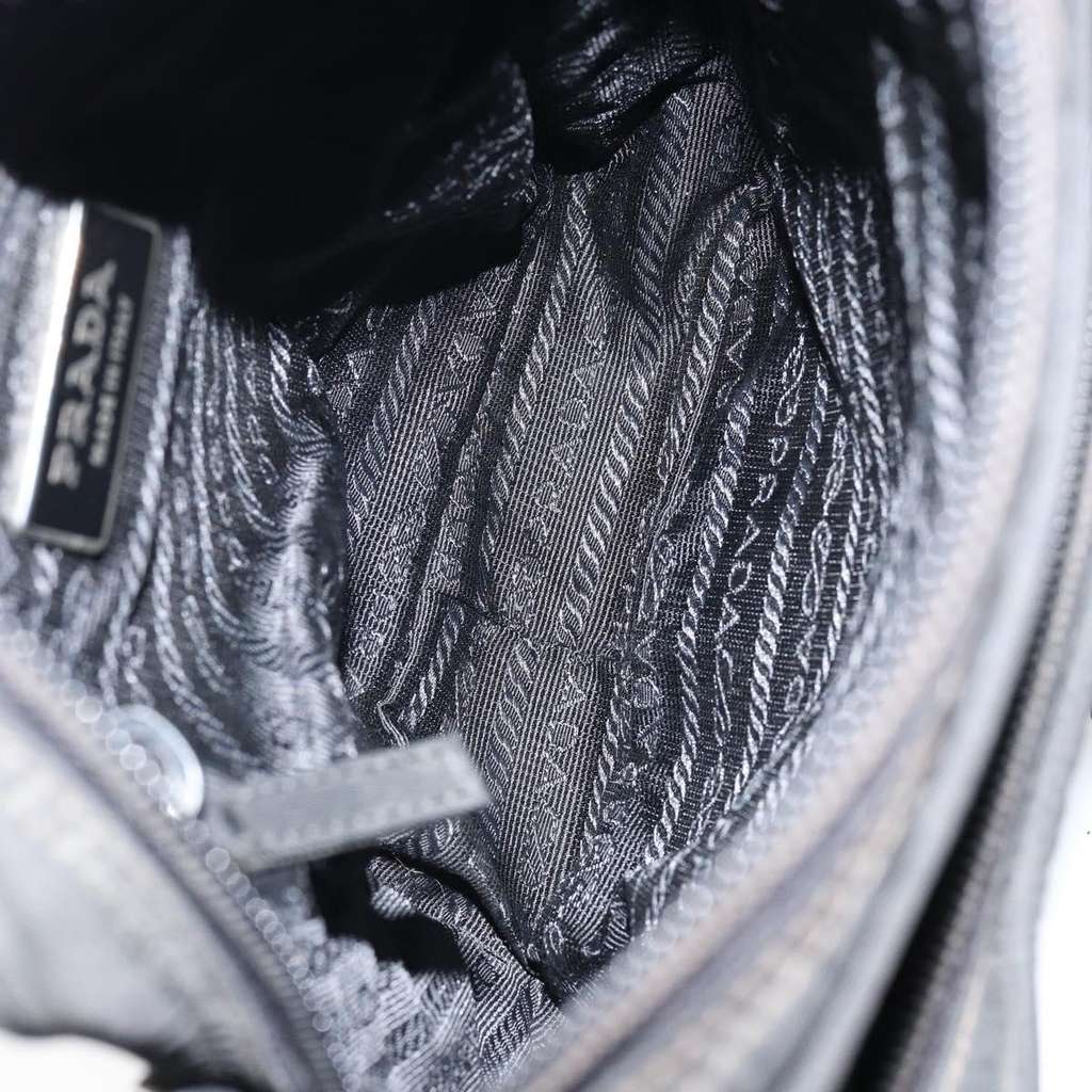 Prada Front Pocket Messenger Bag Black Good condition - Box View