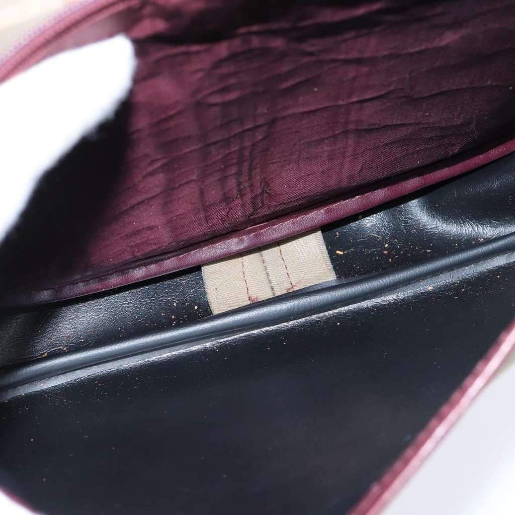 Burberry Nova check Shoulder bag Beige Canvas Good condition - Box View