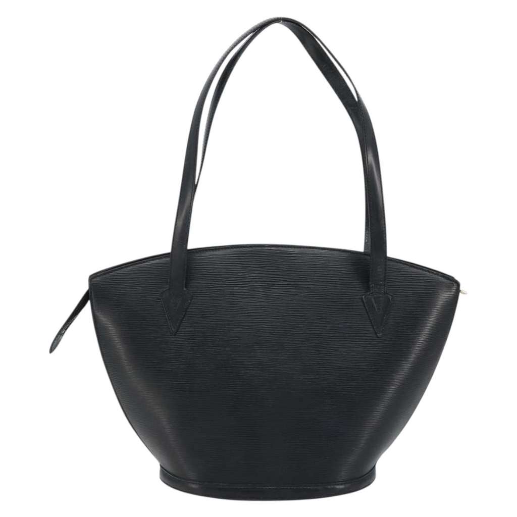Louis Vuitton Saint Jacques Handbag Black Leather Fair condition - Back View