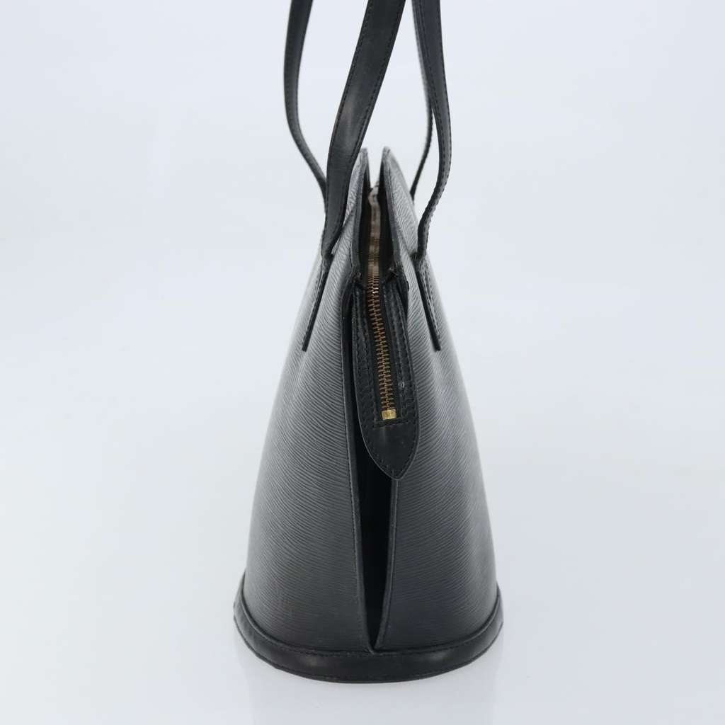 Louis Vuitton Saint Jacques Handbag Black Leather Fair condition - Model View