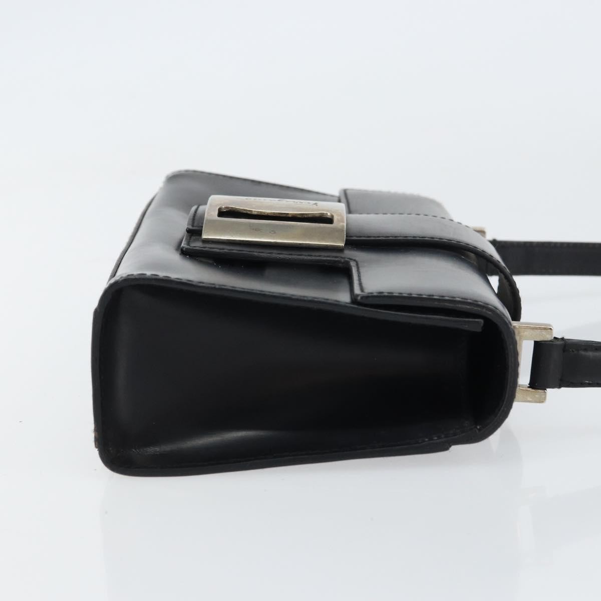 Salvatore Ferragamo Vala Handbag Black Leather Good condition - Inside View
