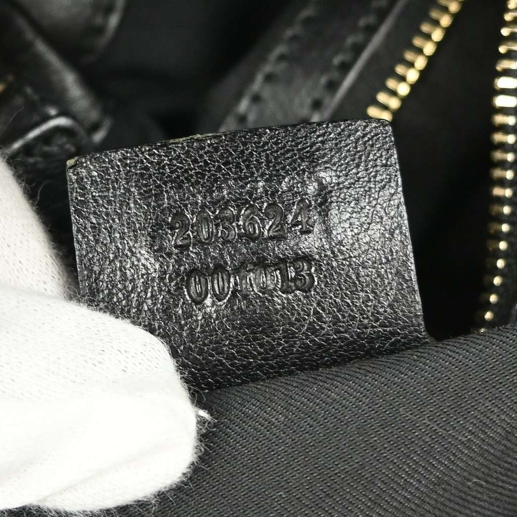 Gucci Pelham Tote Black Canvas Good condition - Box View