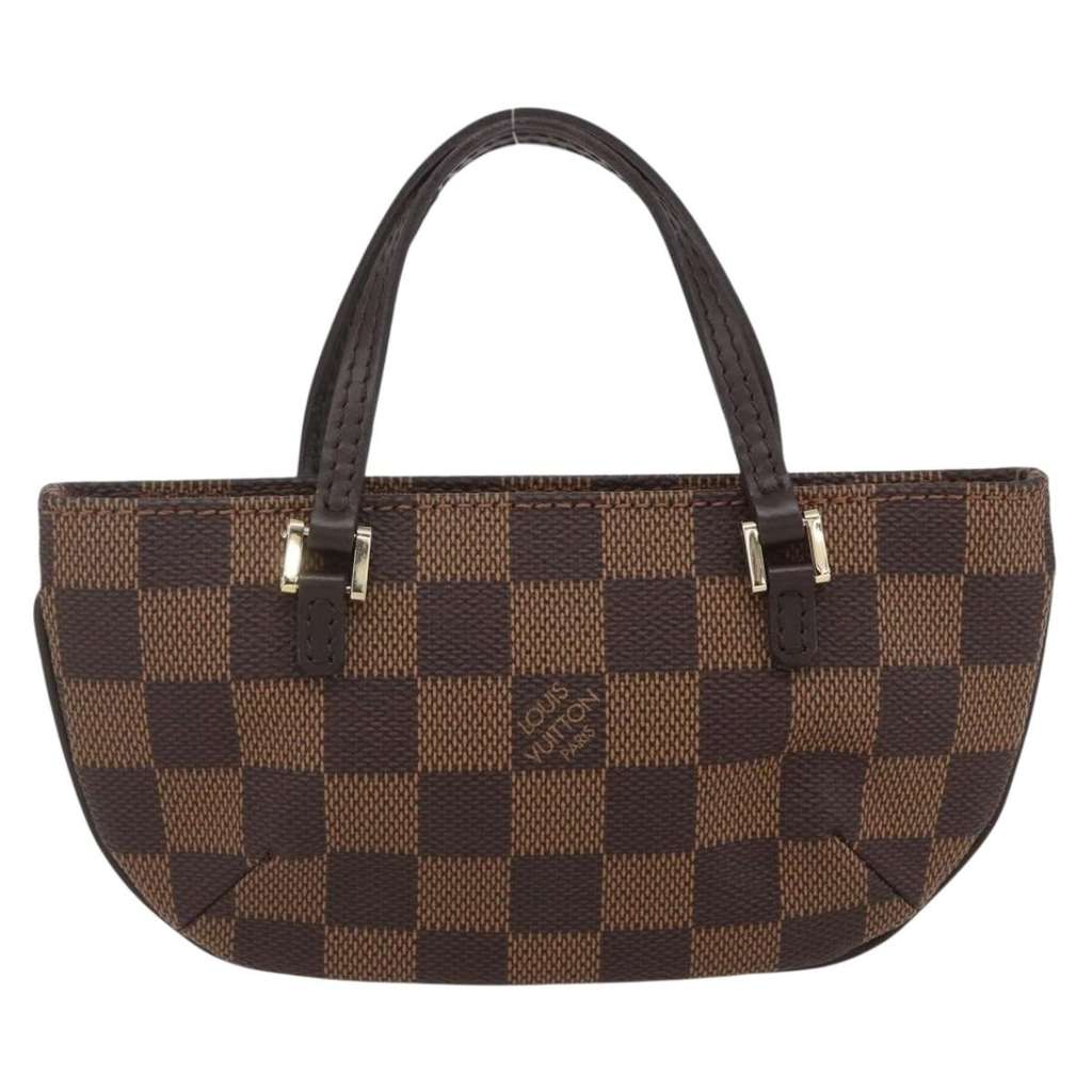 Louis Vuitton Manosque Pochette Brown Canvas Good condition - Back View