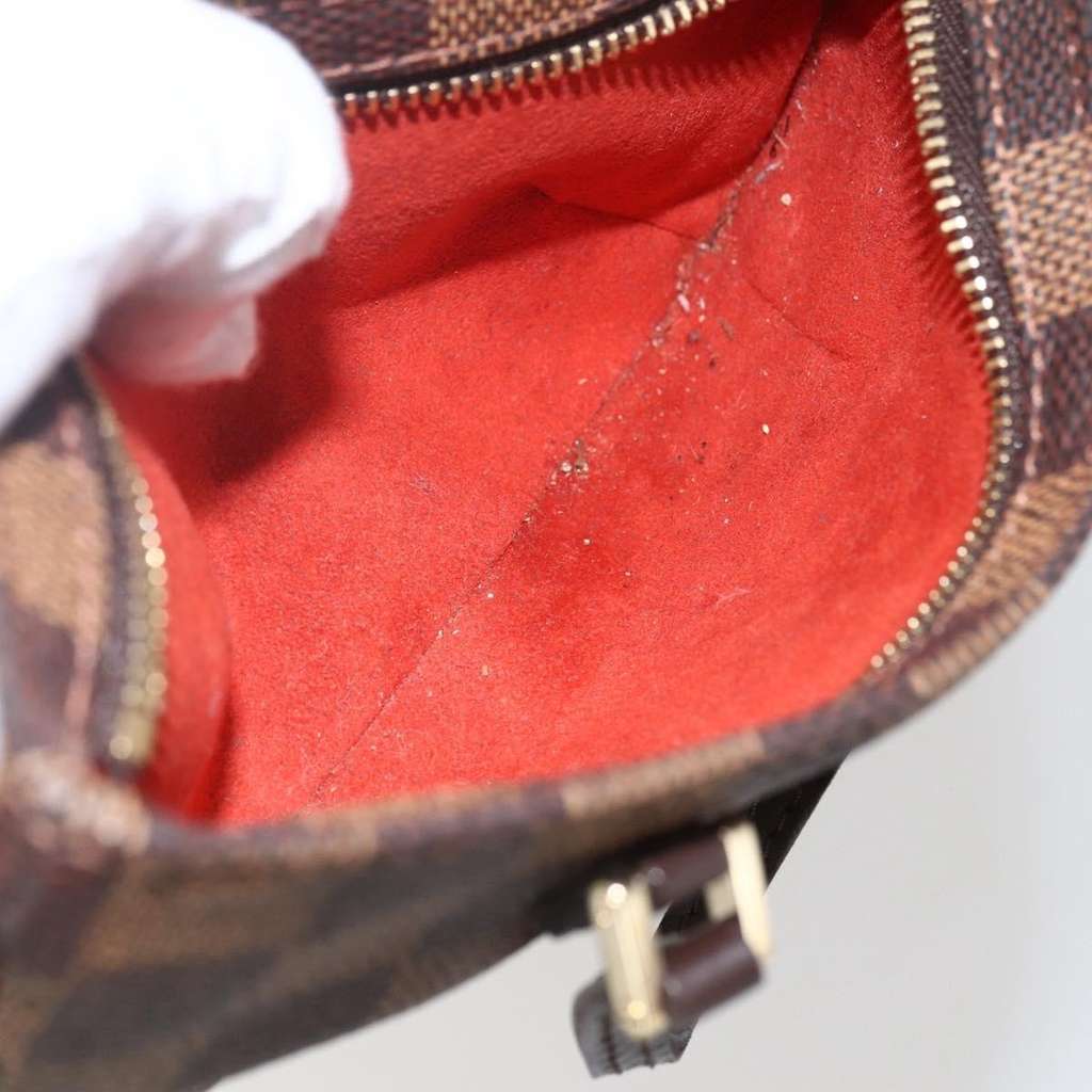 Louis Vuitton Manosque Pochette Brown Canvas Good condition - Box View