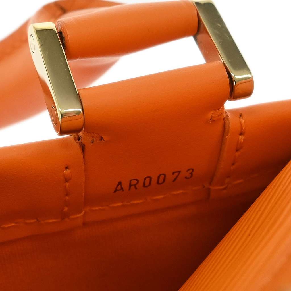 Louis Vuitton Danura Handbag Orange Leather Good condition - Box View