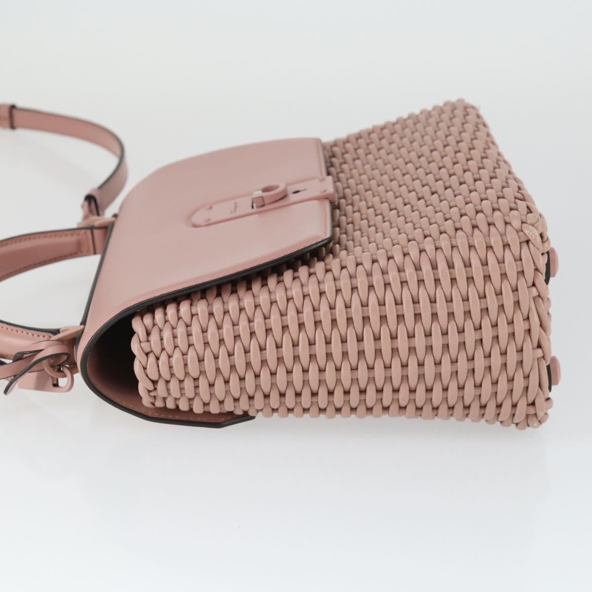 Salvatore Ferragamo Boxyz Top Handle Bag Pink Leather Good condition - Model View