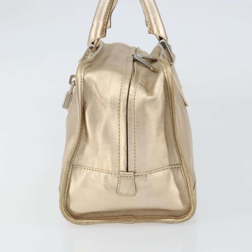 Loewe Amazona Bag Gold Leather Good condition - Model View
