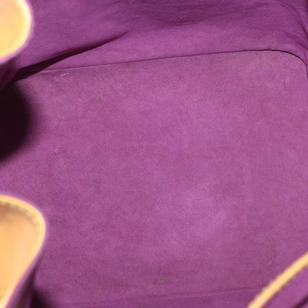 Louis Vuitton Petit Noe Handbag Yellow Leather Good condition - Box View