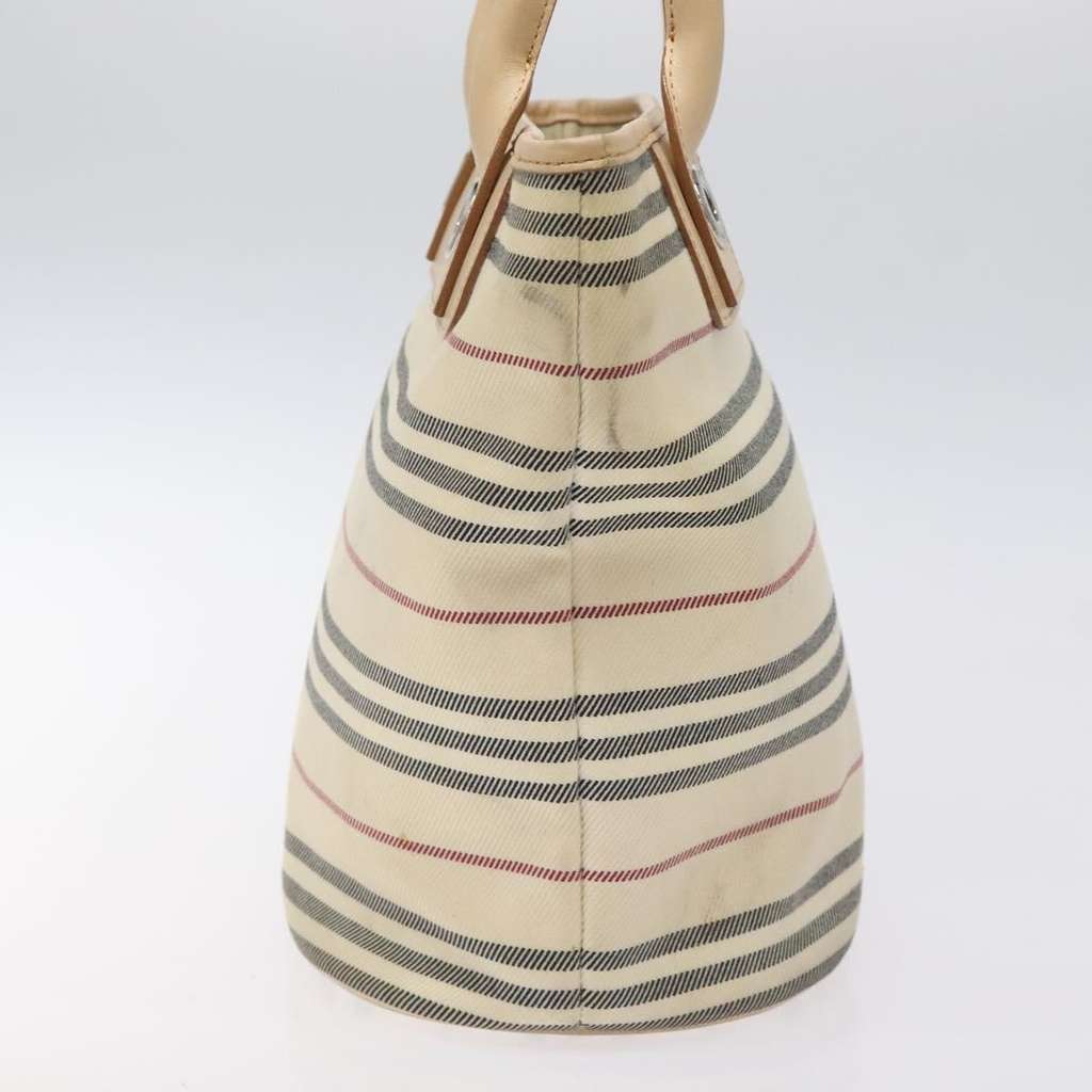 Burberry Nova Check Handbag Beige Canvas Good condition - Model View