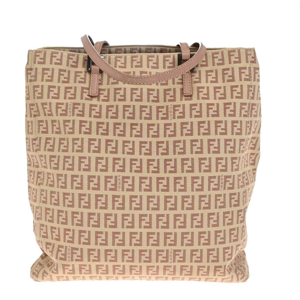 Fendi Vintage Zucca Pink Canvas Good condition - Back View