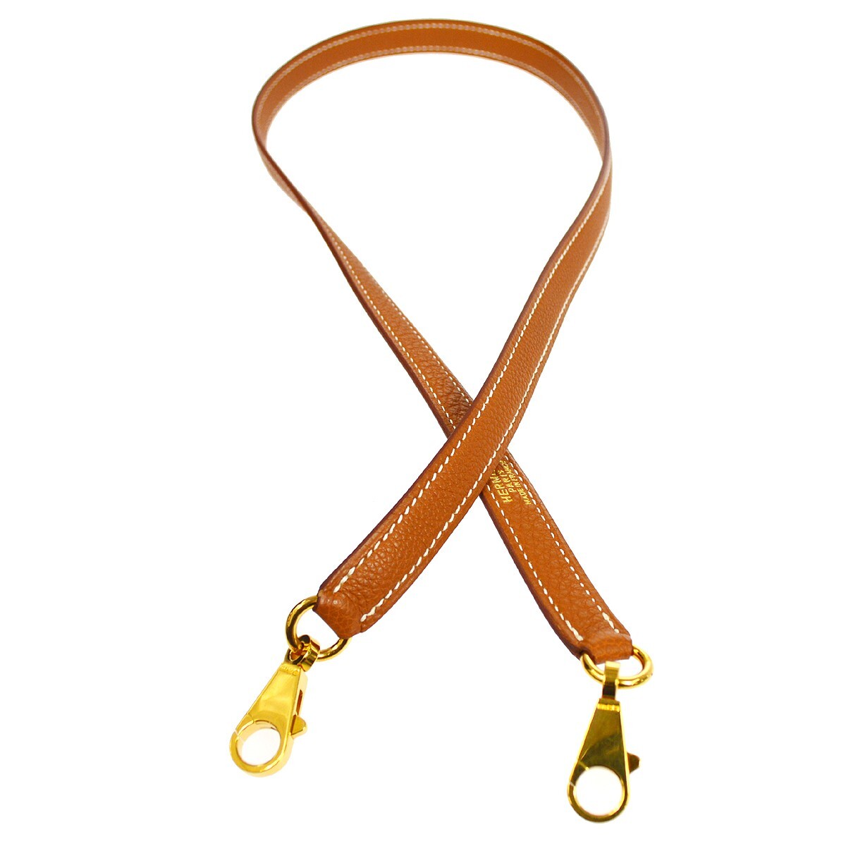 Hermès Kelly Shoulder Strap Gold Leather Good condition - Inside View