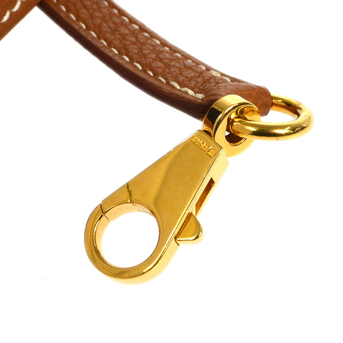 Hermès Kelly Shoulder Strap Gold Leather Good condition - Model View