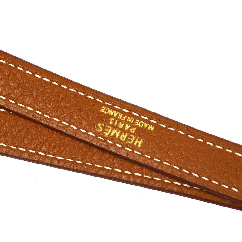 Hermès Kelly Shoulder Strap Gold Leather Good condition - Box View
