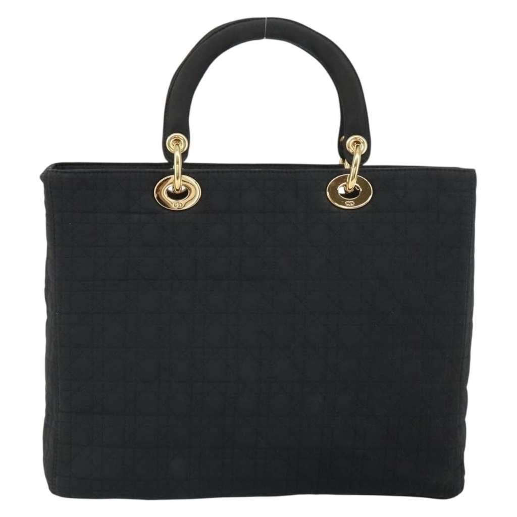 Christian Dior Vintage Lady Dior Bag Black Good condition - Back View