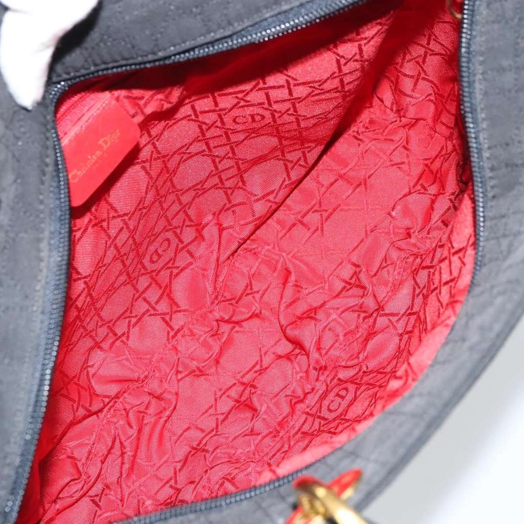 Christian Dior Vintage Lady Dior Bag Black Good condition - Box View