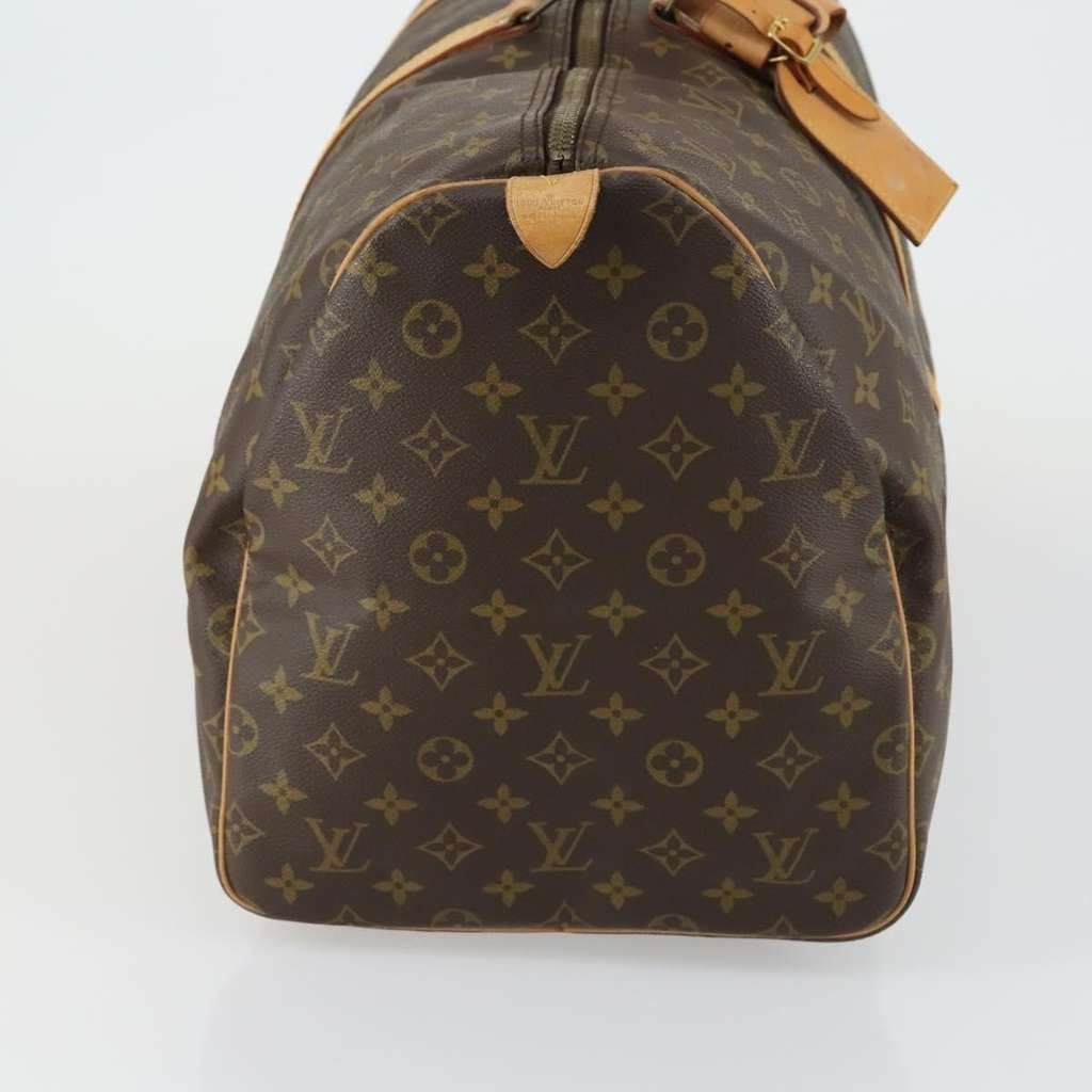 Louis Vuitton Keepall Bag Brown Canvas Good condition - Model View