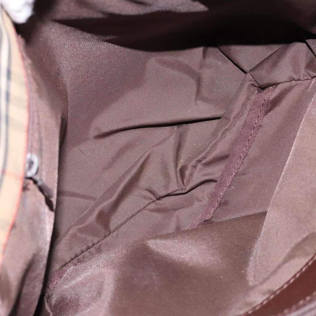 Burberry Nova Check Handbag Beige Canvas Good condition - Box View