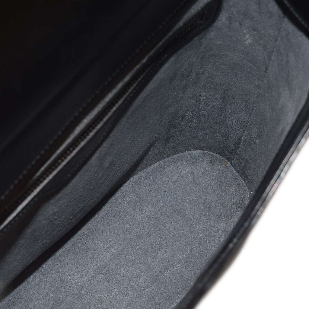 Louis Vuitton Verseau Handbag Black Leather Good condition - Inside View