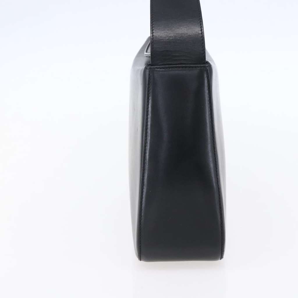 Salvatore Ferragamo Gancini Shoulder Bag Black Leather Good condition - Model View