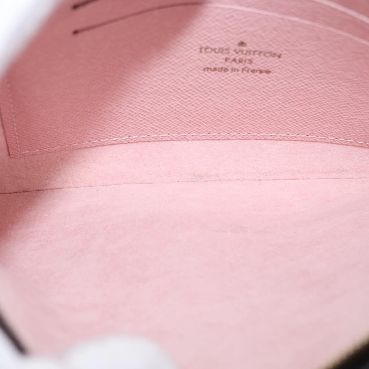 Louis Vuitton Double Zip Pochette Brown Canvas Good condition - Box View