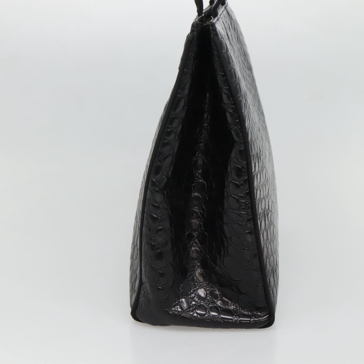 Salvatore Ferragamo Vintage Vara Bow Tote Black Leather Good condition - Model View