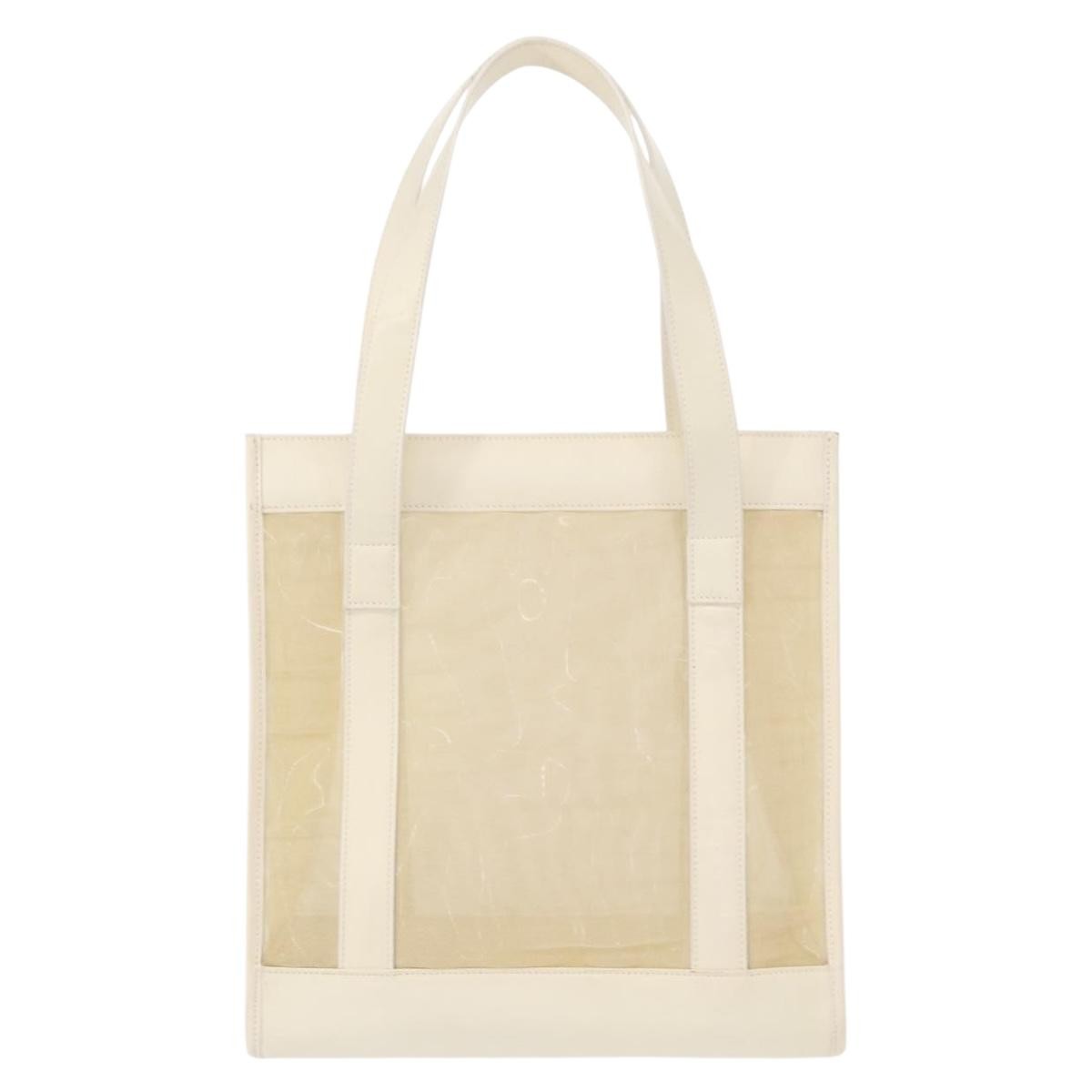 Gucci Vintage tote Beige Plastic Good condition - Back View