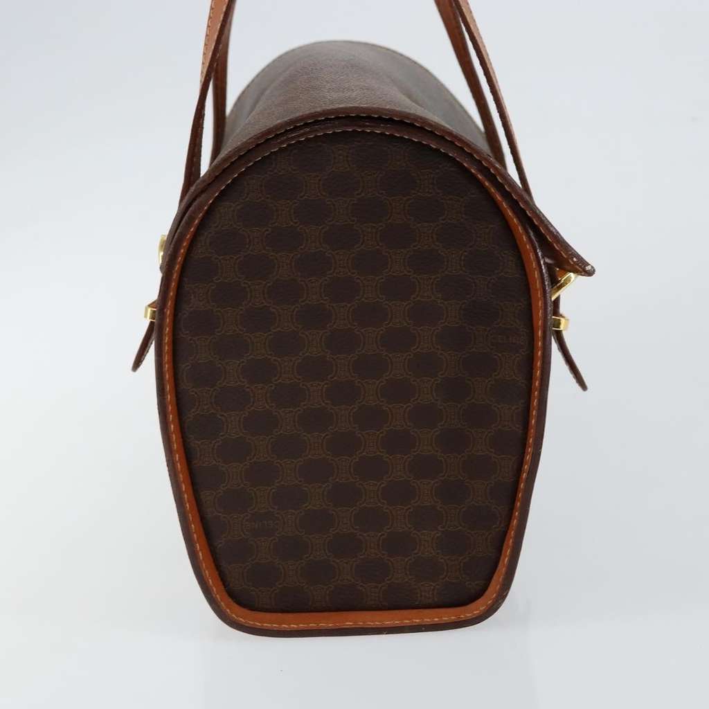Celine Vintage Macadam Handbag Brown Canvas Good condition - Model View