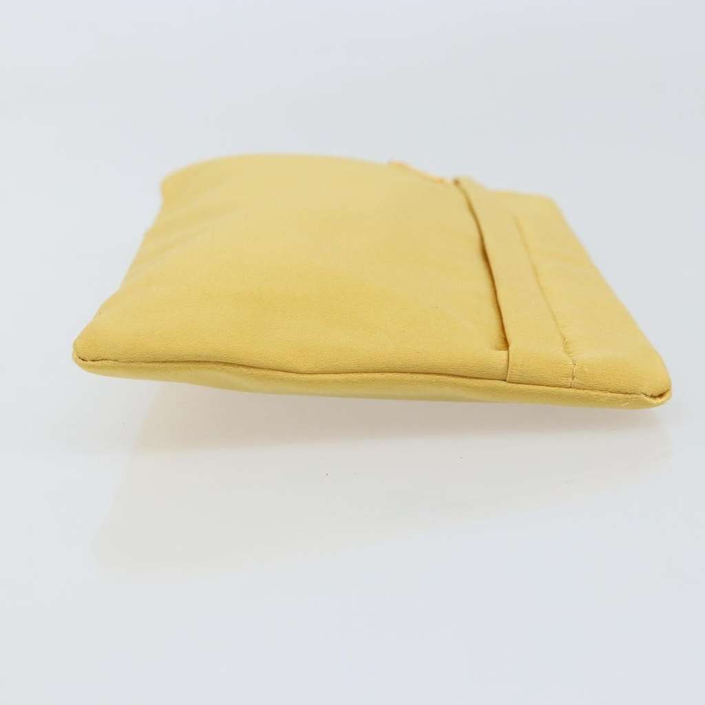 Prada Clutch Gold Satin Good condition - Inside View