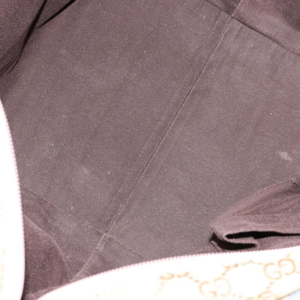 Gucci Web Zip Tote Beige Canvas Good condition - Box View