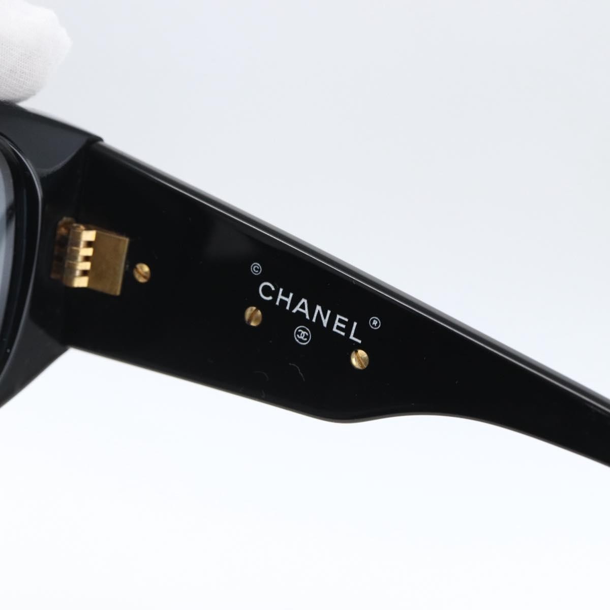 Chanel Camélia sunglasses Black Plastic Good condition - Box View