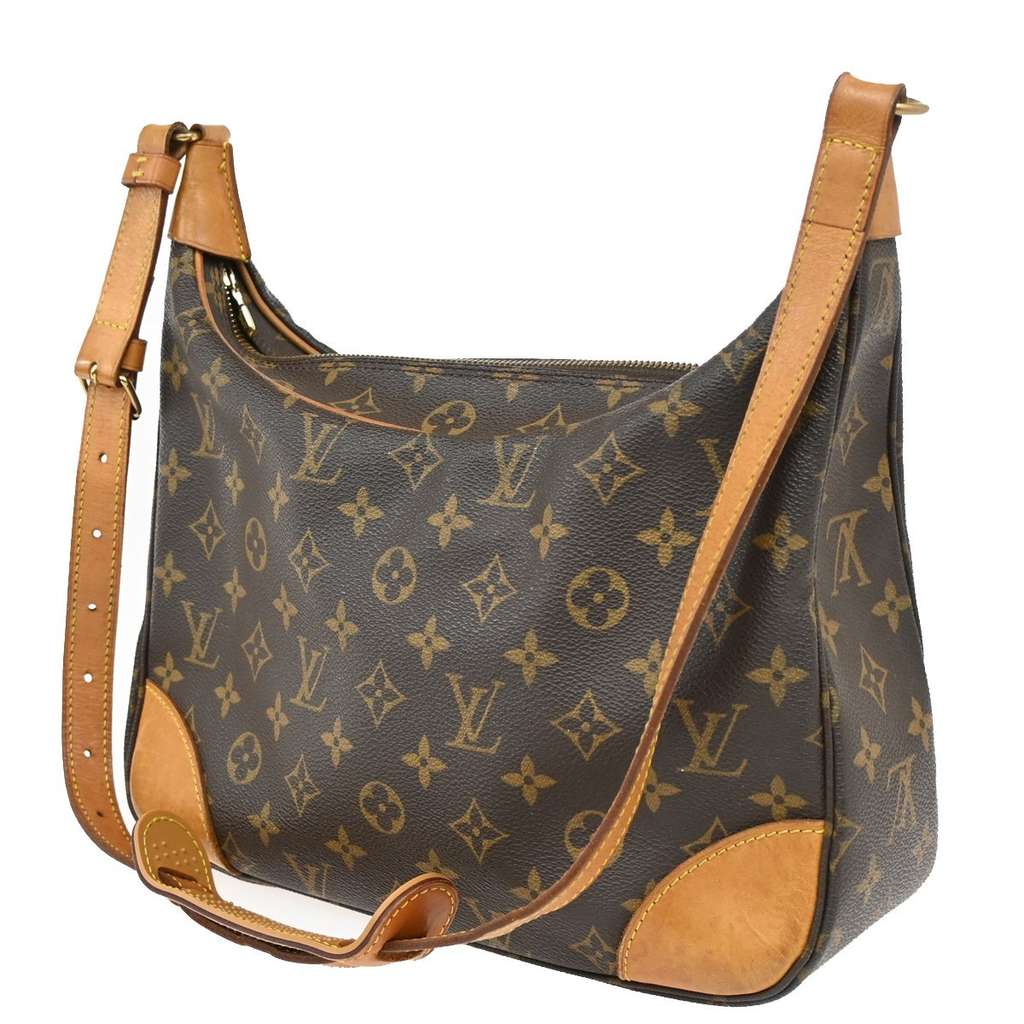 Louis Vuitton Boulogne Handbag Brown Canvas Good condition - Back View