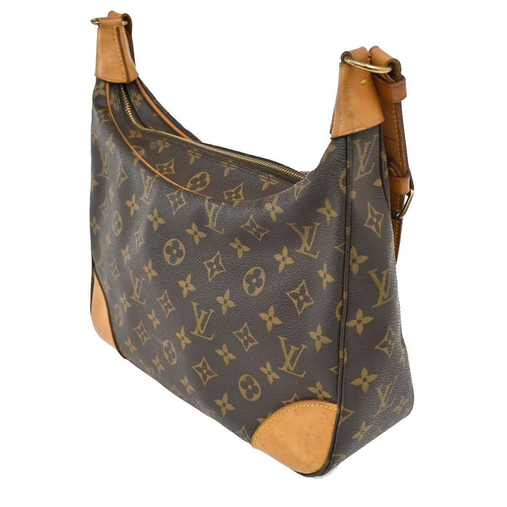 Louis Vuitton Boulogne Handbag Brown Canvas Good condition - Model View